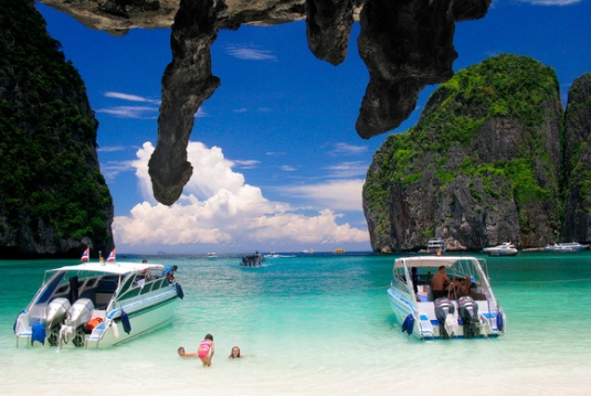 Maya Beach, Koh Phi Phi Leh Island, Krabi, Thailand, Asia